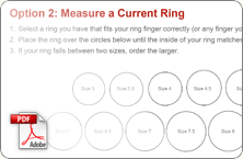 find your ring size online jamesallencom