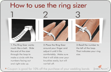 find your ring size online jamesallen com actual size ring chart