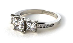 Three-Stone Engagement Rings