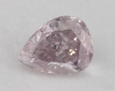  0.28 Carat Purple   pear diamond