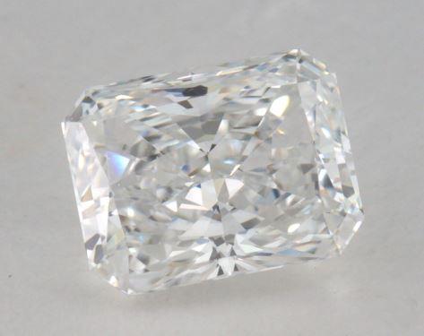 1.04 Carat E-IF Radiant Cut Diamond 