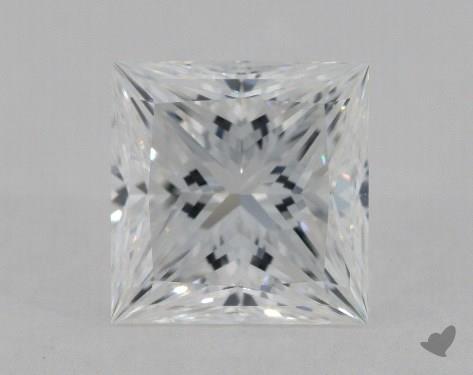 3.01 Carat E-VVS2 Ideal Cut Princess Diamond 