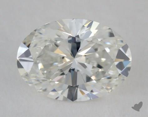 0.75 Carat F-VS1 Oval Cut Diamond 