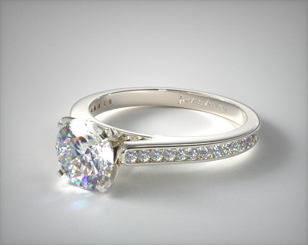 14kt White Gold Channel Set Men Diamond Wedding Band 1 ...