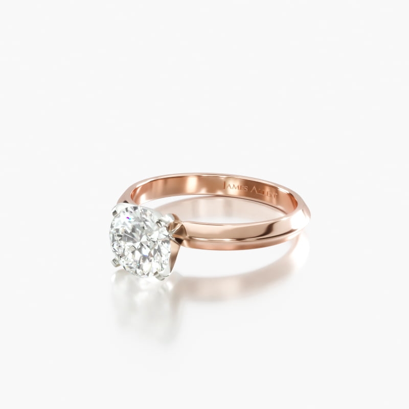 Marquise Solitaire 1.68 CT Engagement Ring in 14K Rose Gold