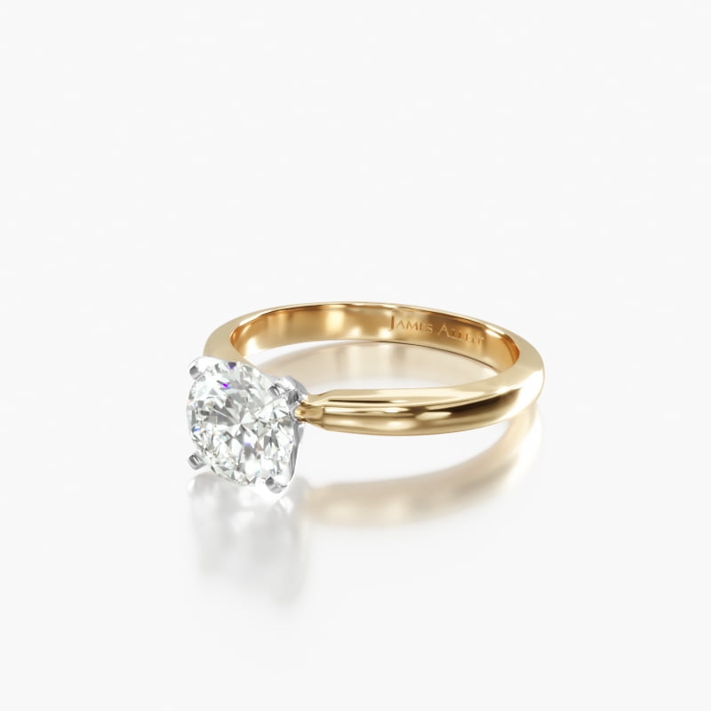 Marquise Solitaire 1.7 CT Engagement Ring in 18K Yellow Gold