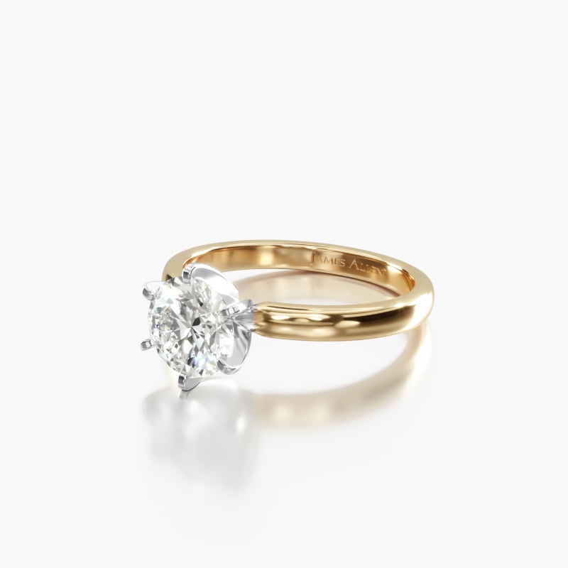 Marquise Solitaire 1.52 CT Engagement Ring in 14K Yellow Gold