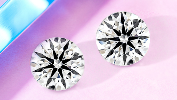 True Hearts lab-created diamonds in round cut True Hearts lab-created diamonds in round cut