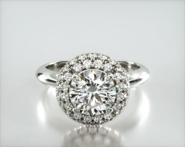 Falling edge hot sale halo setting