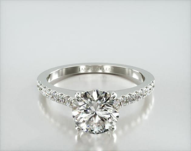 James allen outlet pave engagement ring