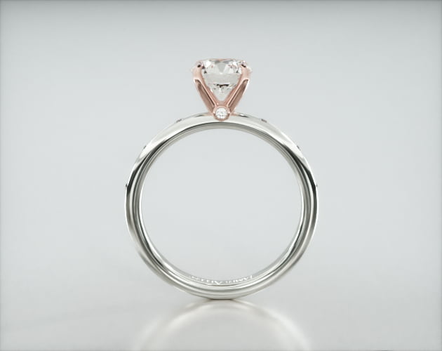Bridge accent engagement ring discount