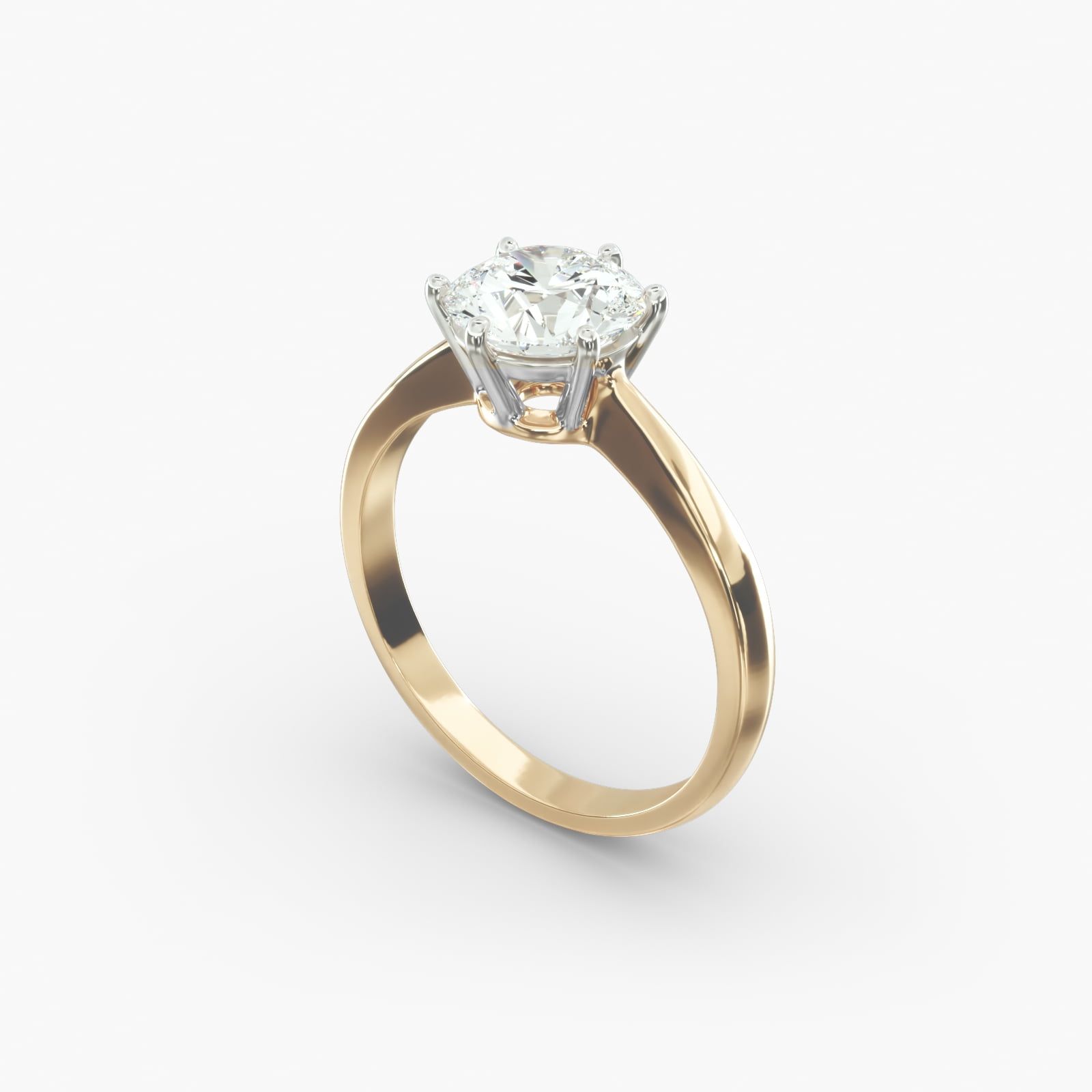 Tiffany six prong solitaire shop
