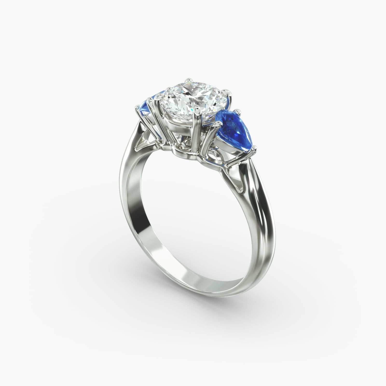 James allen pear shaped ring deals