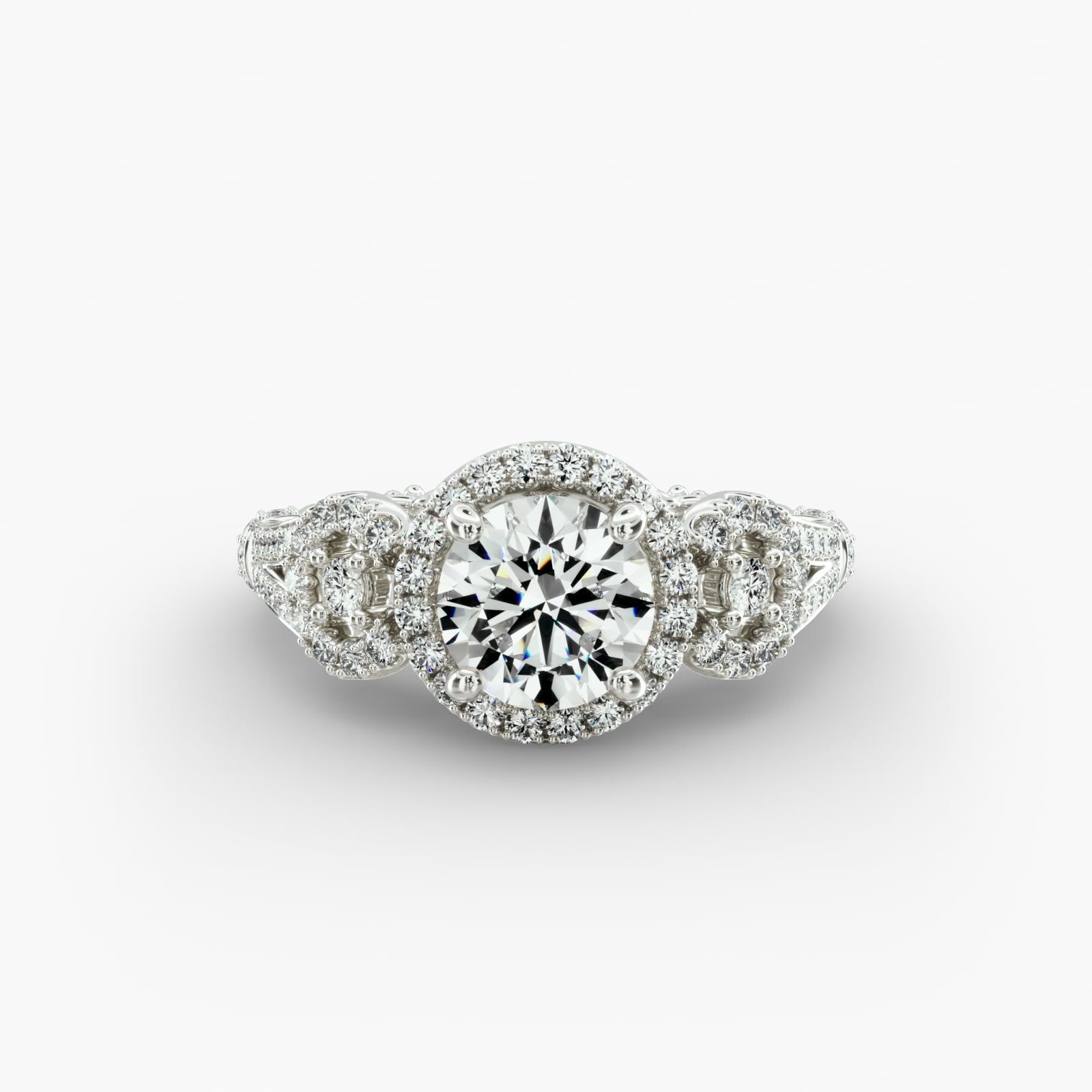 James allen 3 stone ring cheap