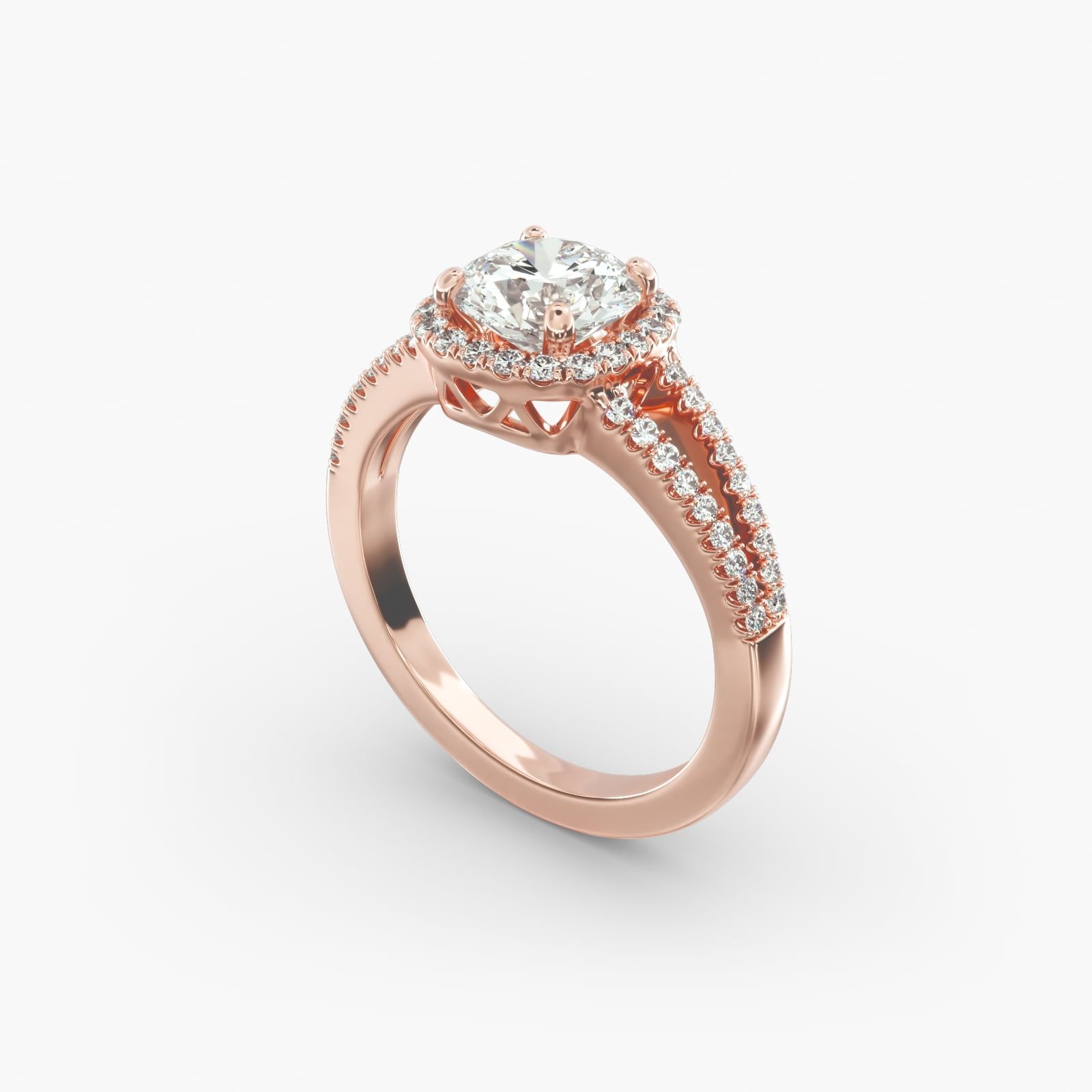 James allen rose gold engagement rings on sale
