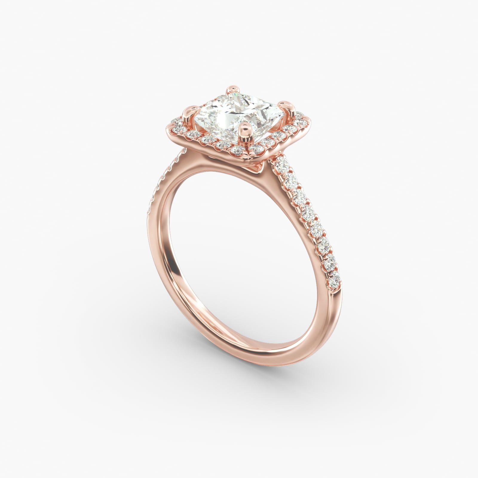 James allen pave halo engagement ring shop