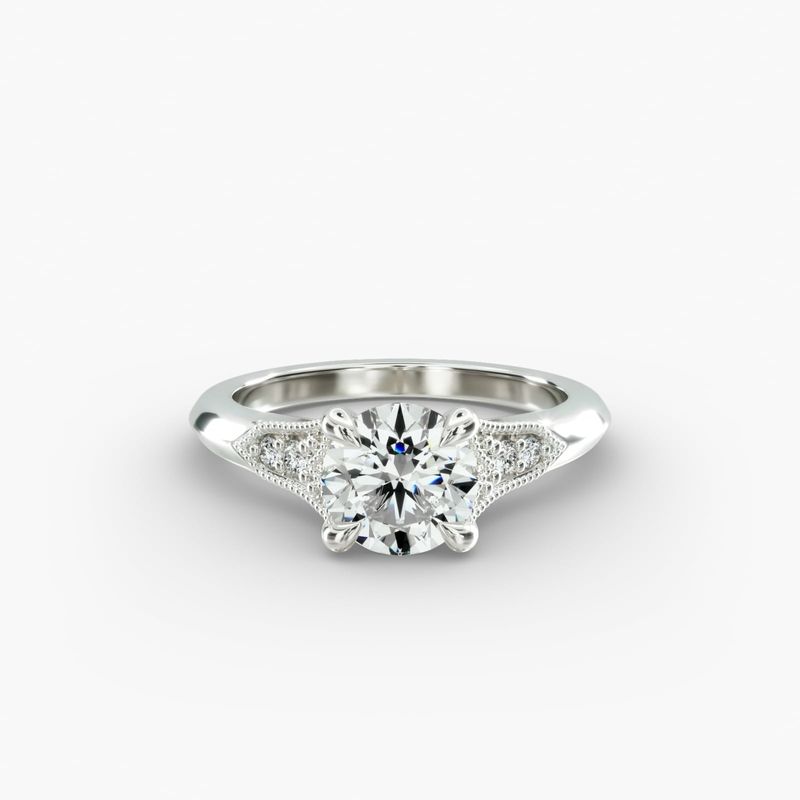 Side Stone Engagement Rings JamesAllen