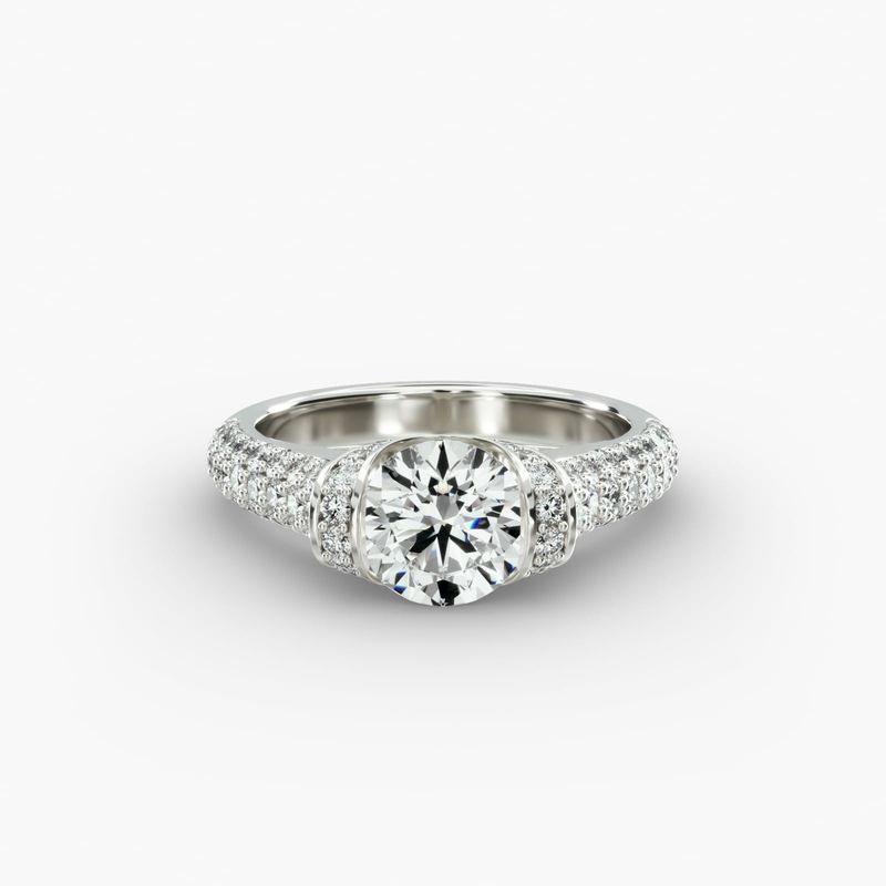 James allen tension ring store