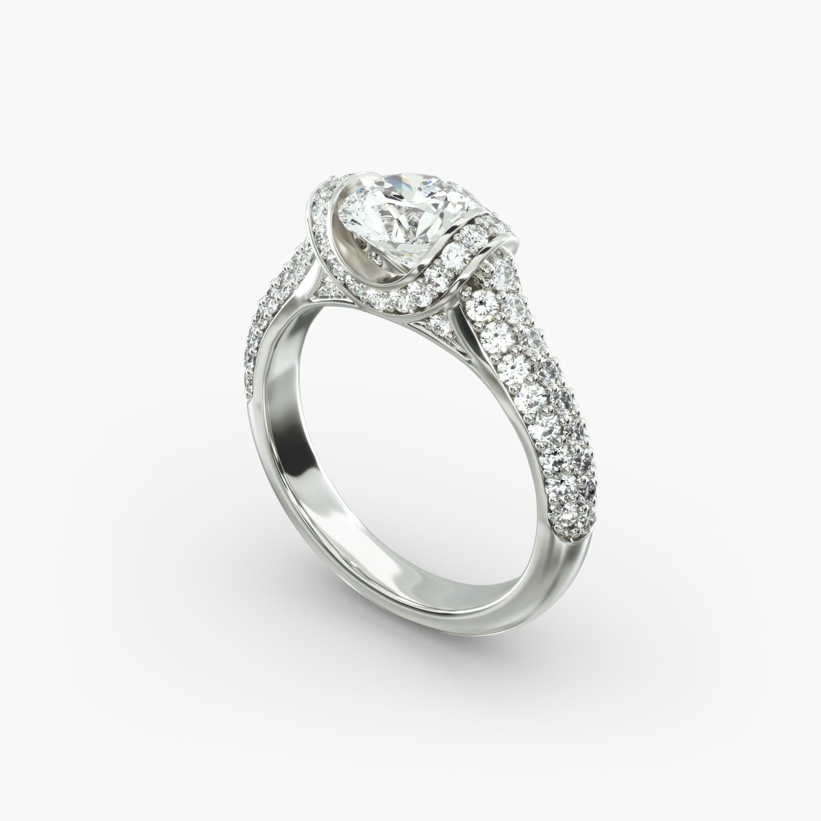 James allen bezel set ring hot sale