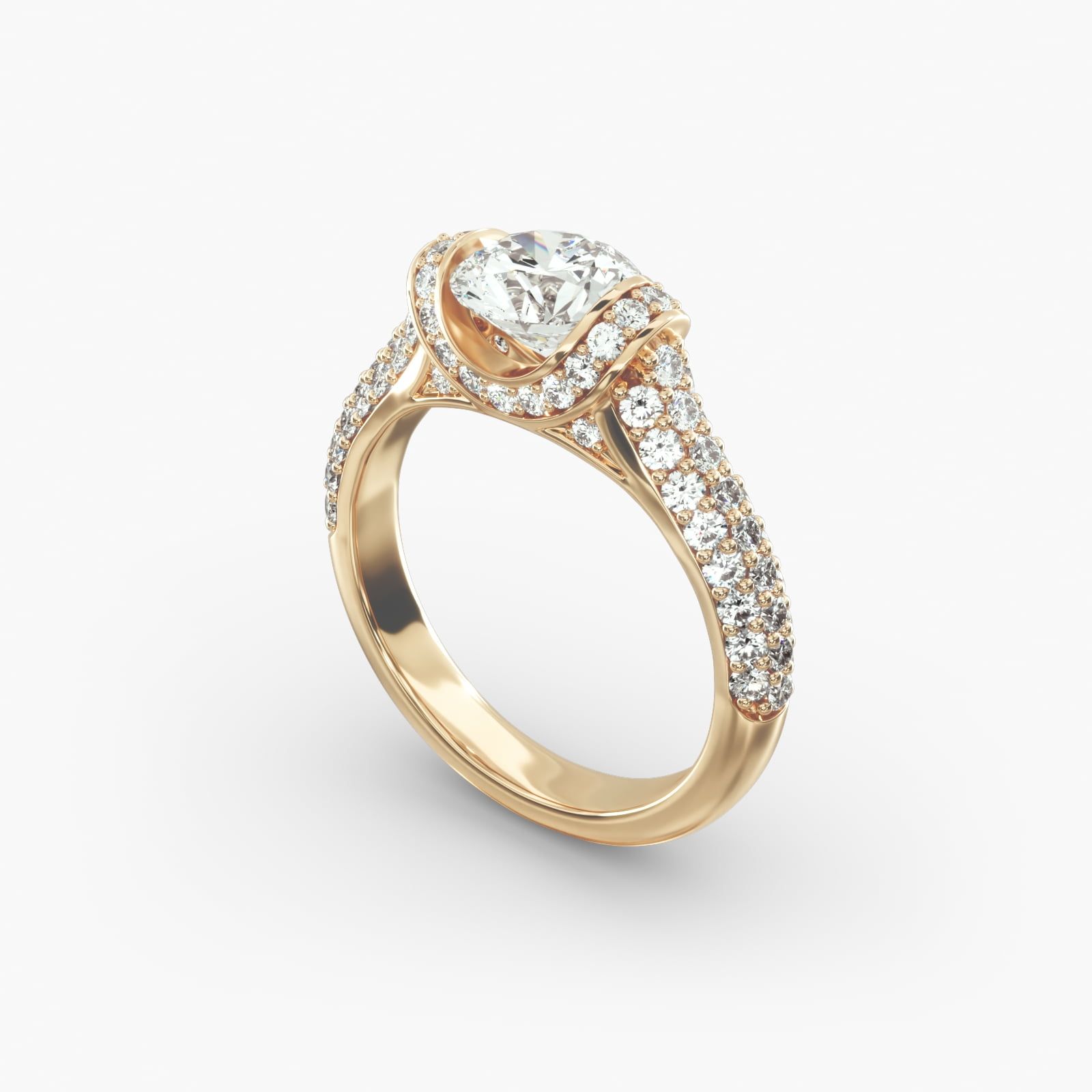 James allen bezel set ring deals