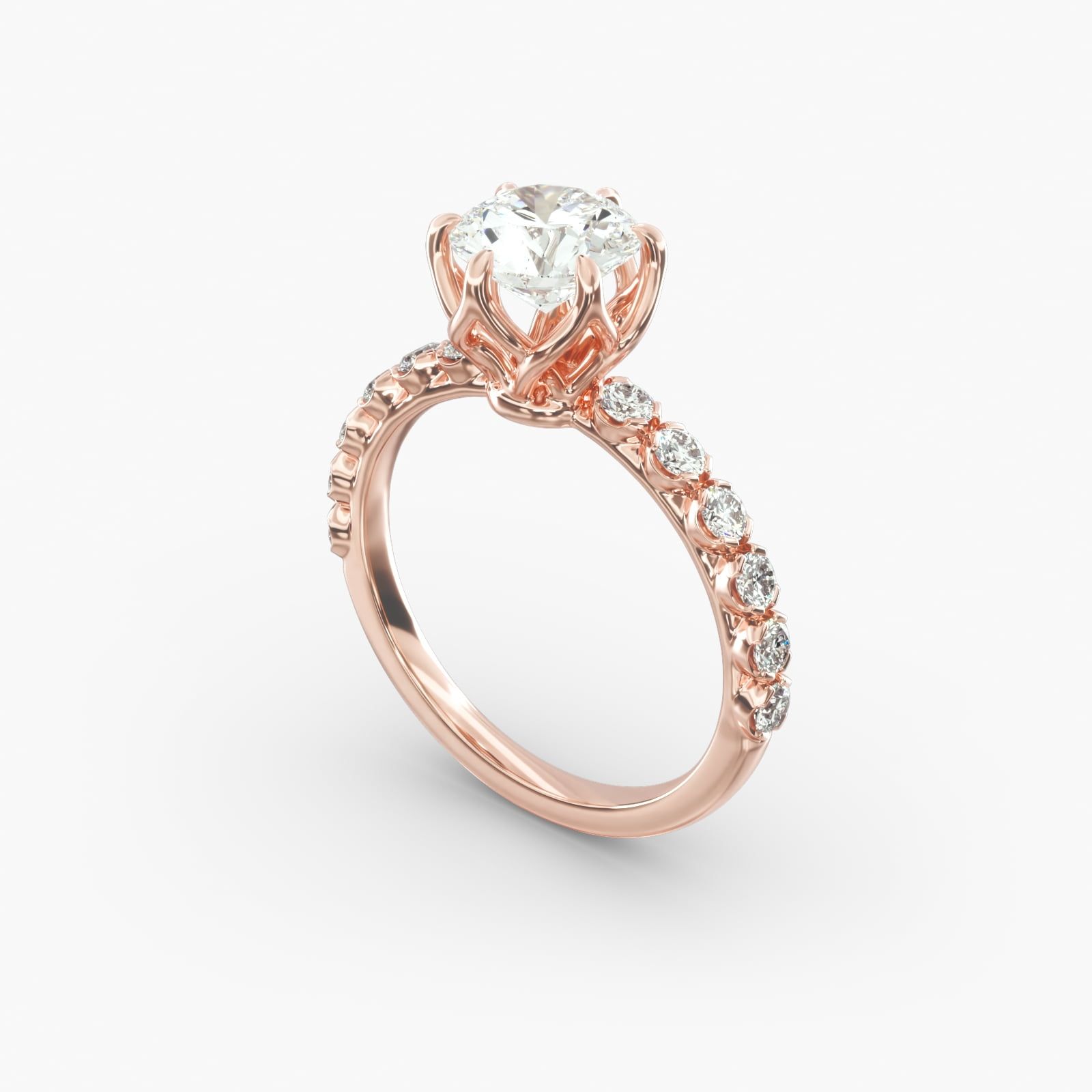 Scalloped pave setting discount