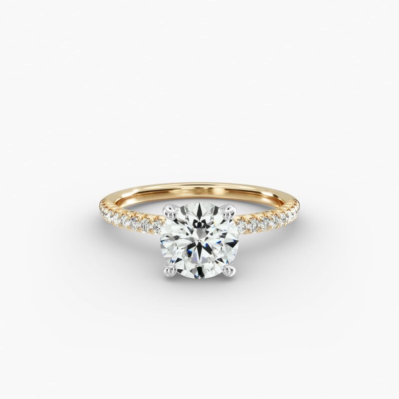 Simple gold engagement rings top