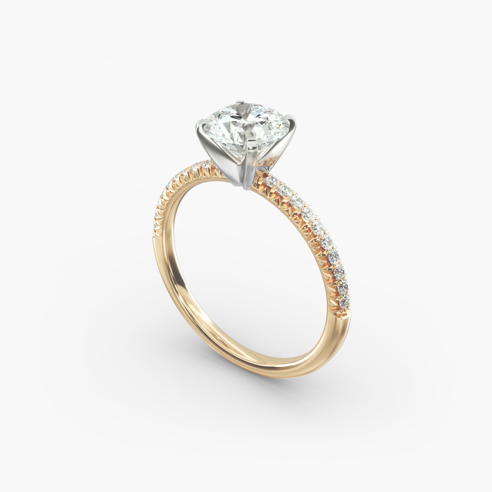 Ring with small diamonds all around deals