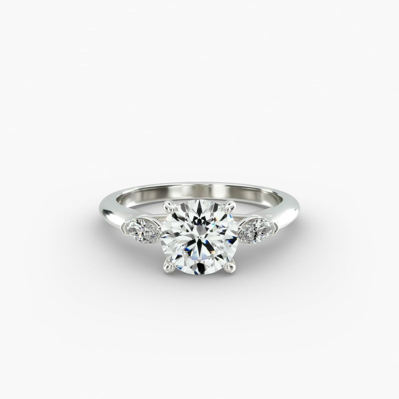 James allen 3 stone ring store