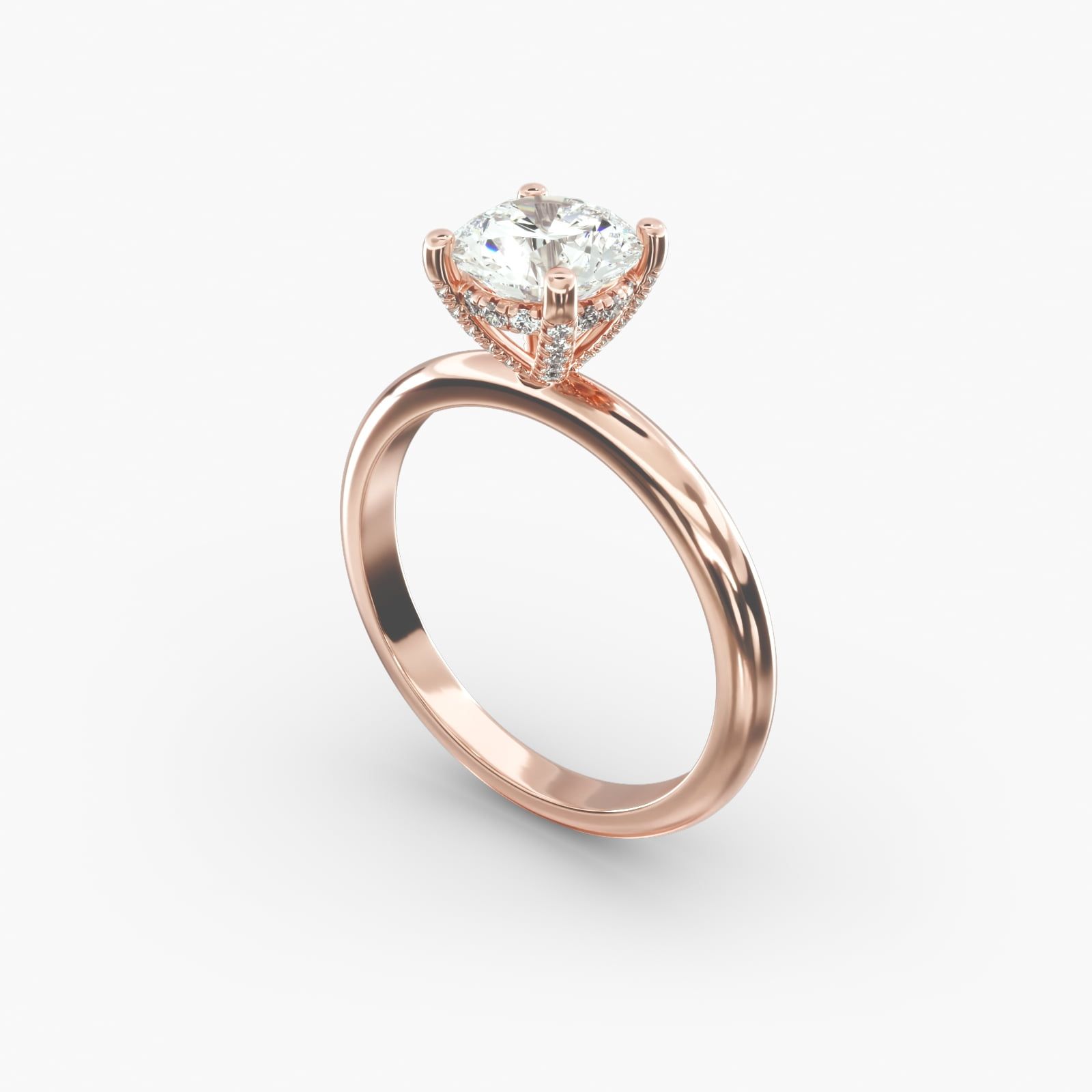 Basket rose gold top