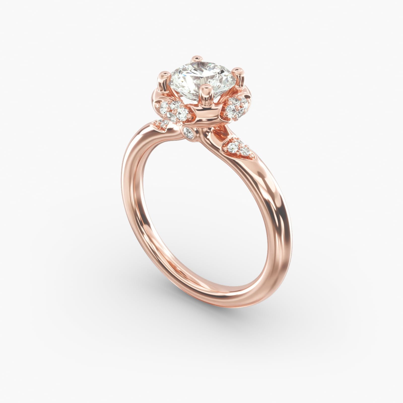 James allen pave halo engagement ring new arrivals