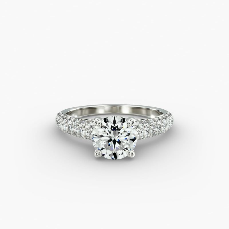 Solitaire engagement ring