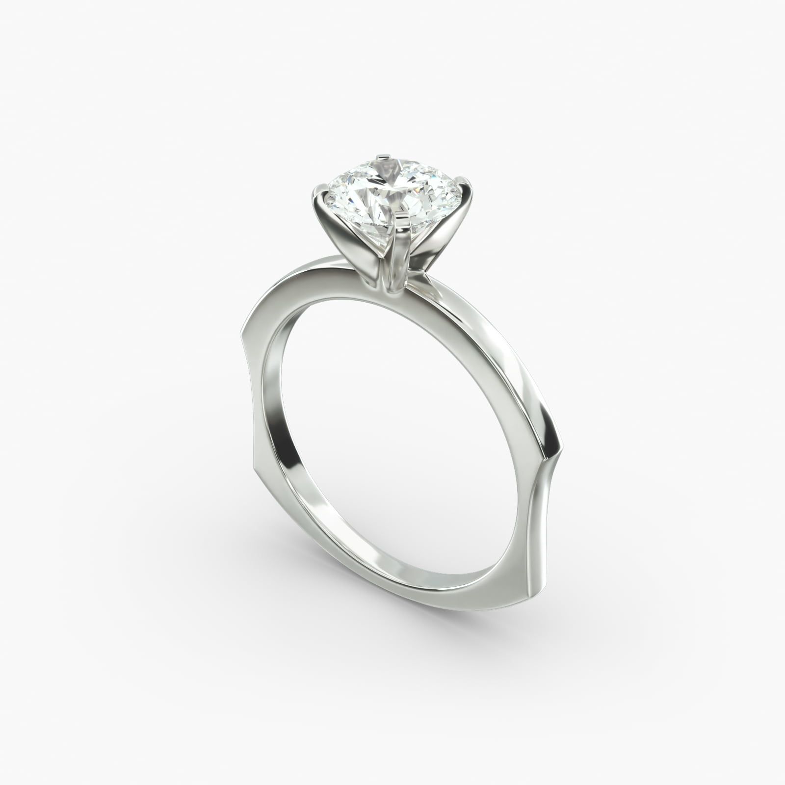 Platinum Perfect Fit Solitaire Engagement Ring