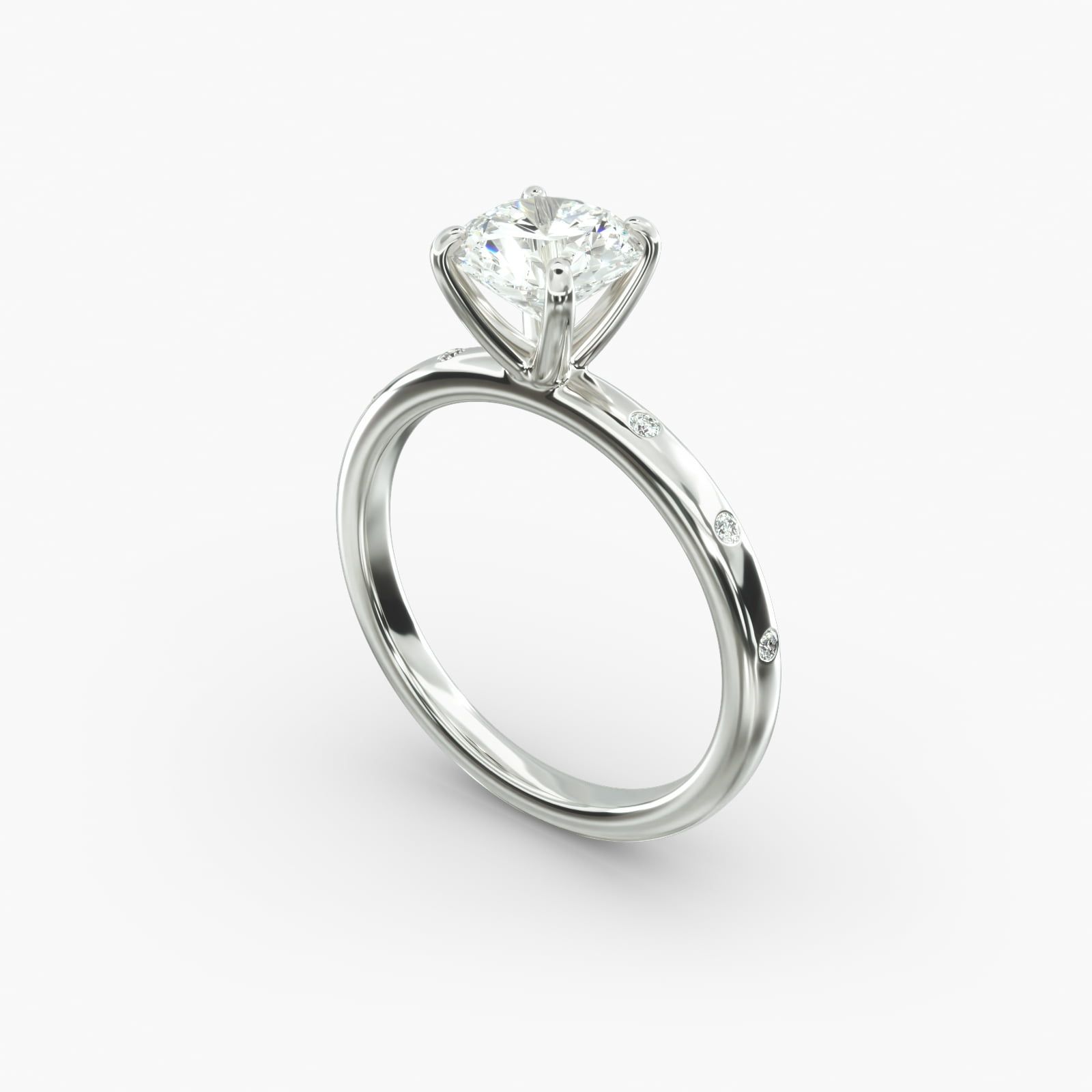 Side accent engagement rings hotsell