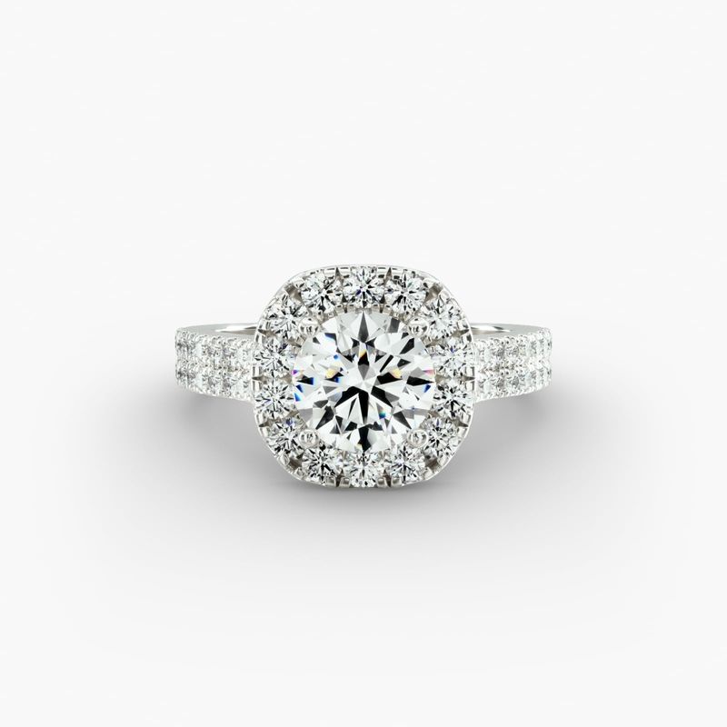 James allen double halo on sale
