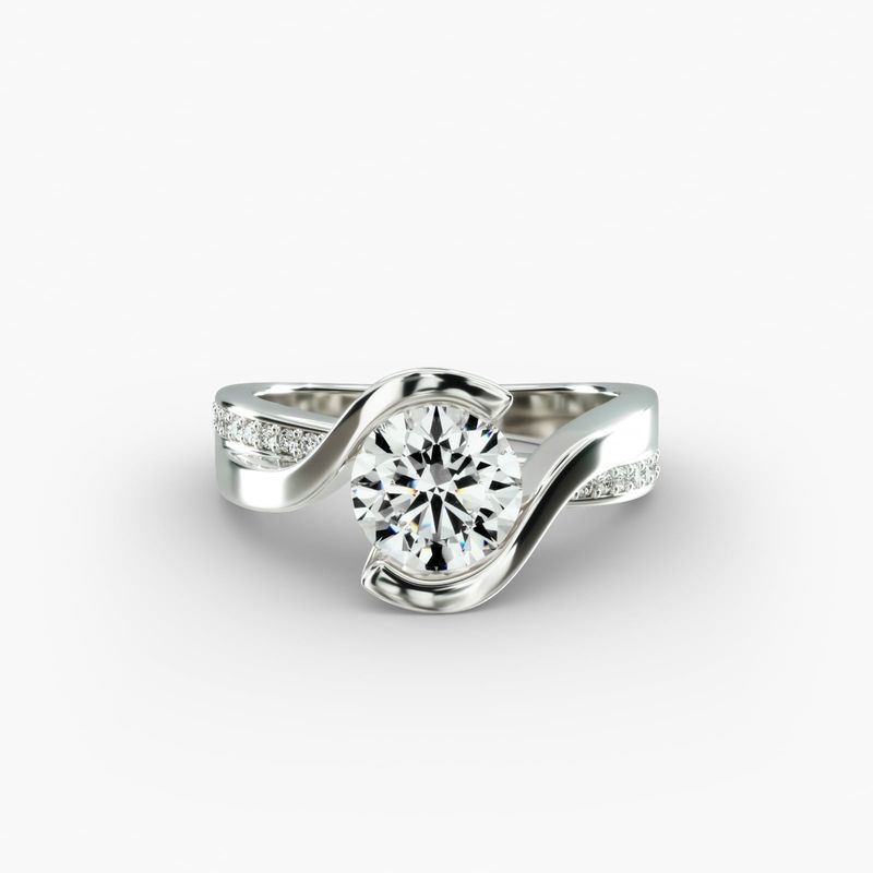 James allen tension ring store