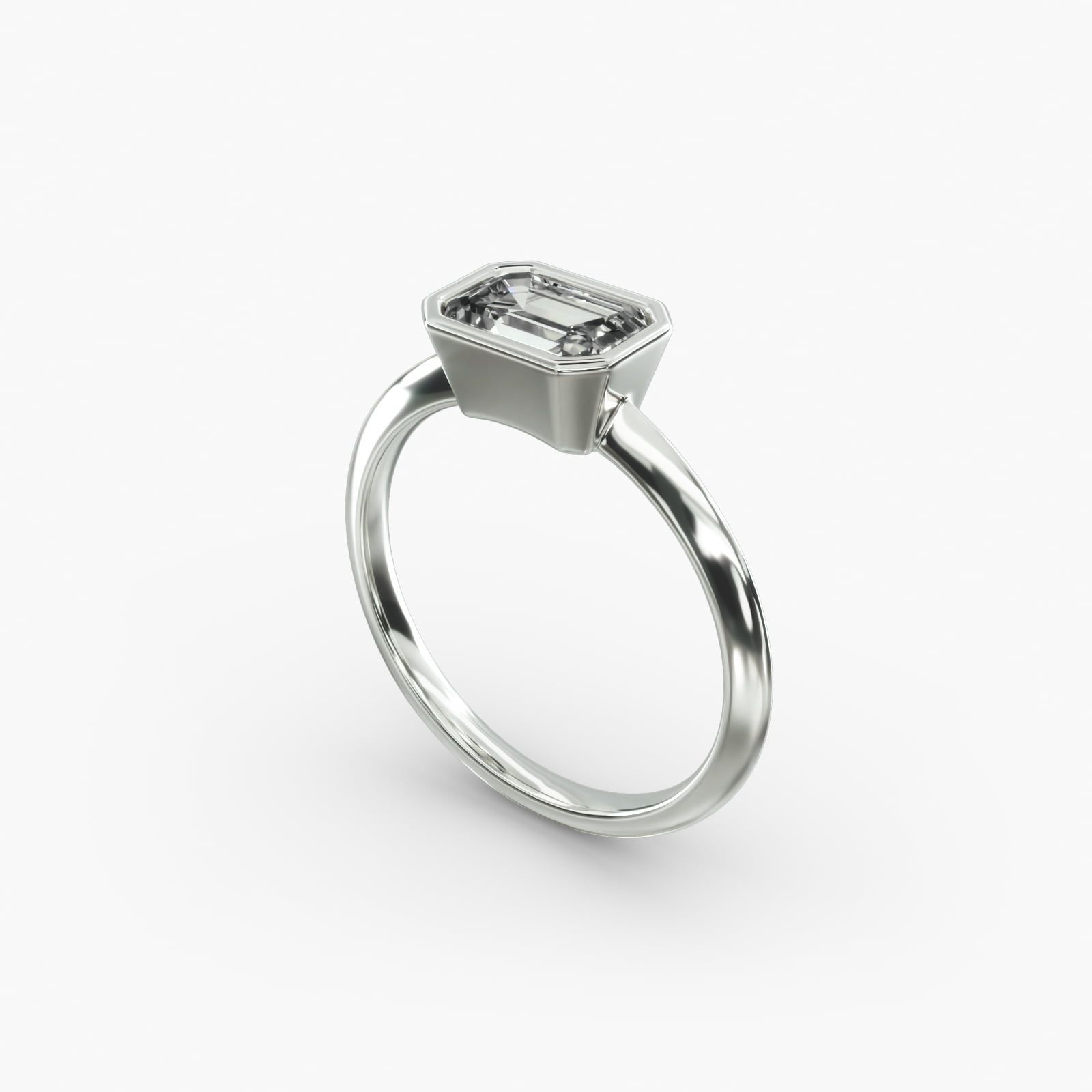 James allen bezel set ring hot sale