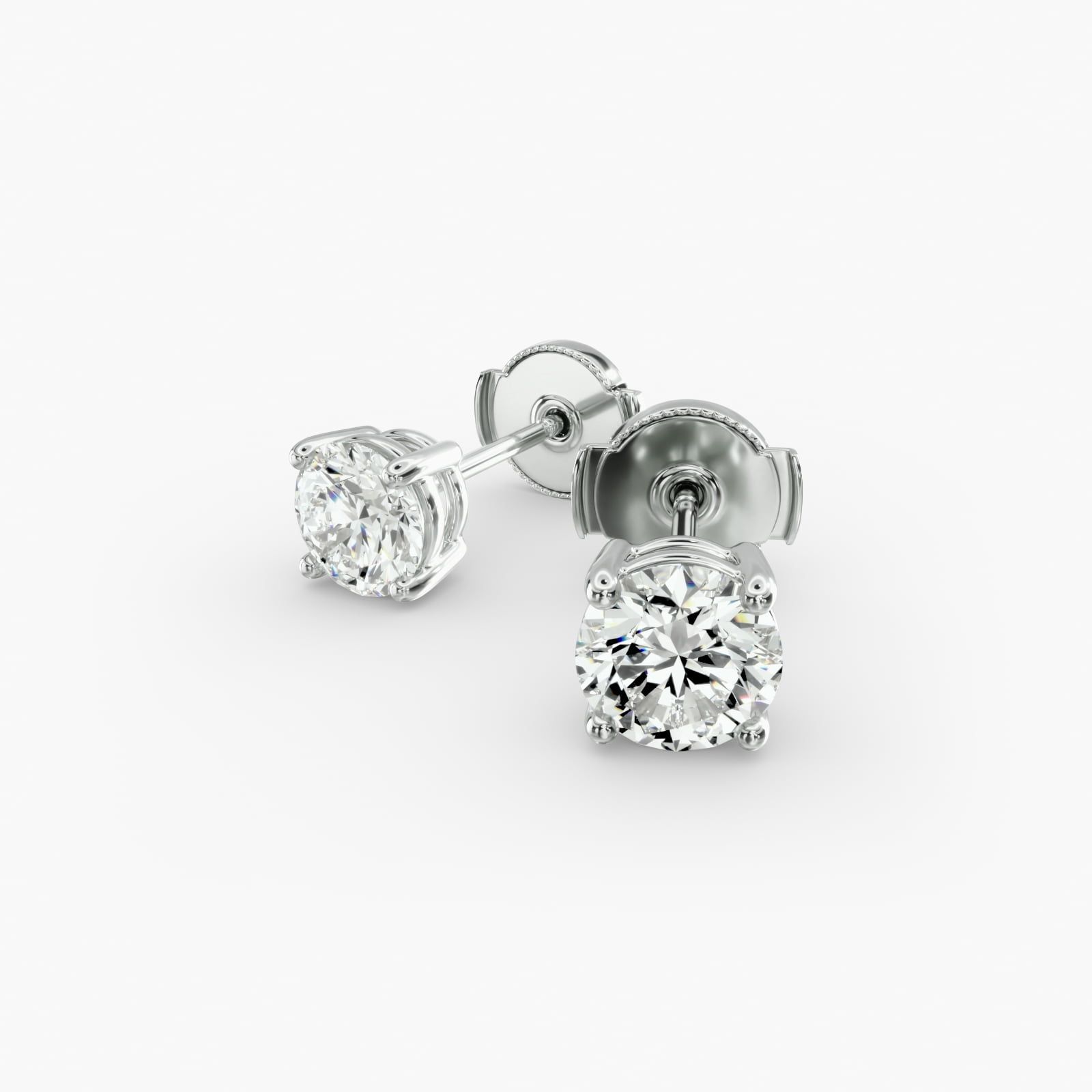 Platinum stud earrings deals
