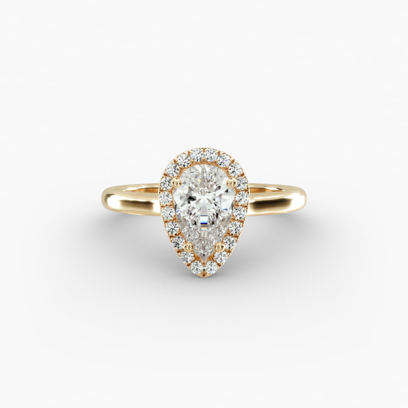 14K Yellow Gold Slightly Rounded Wedding Ring-14209y14
