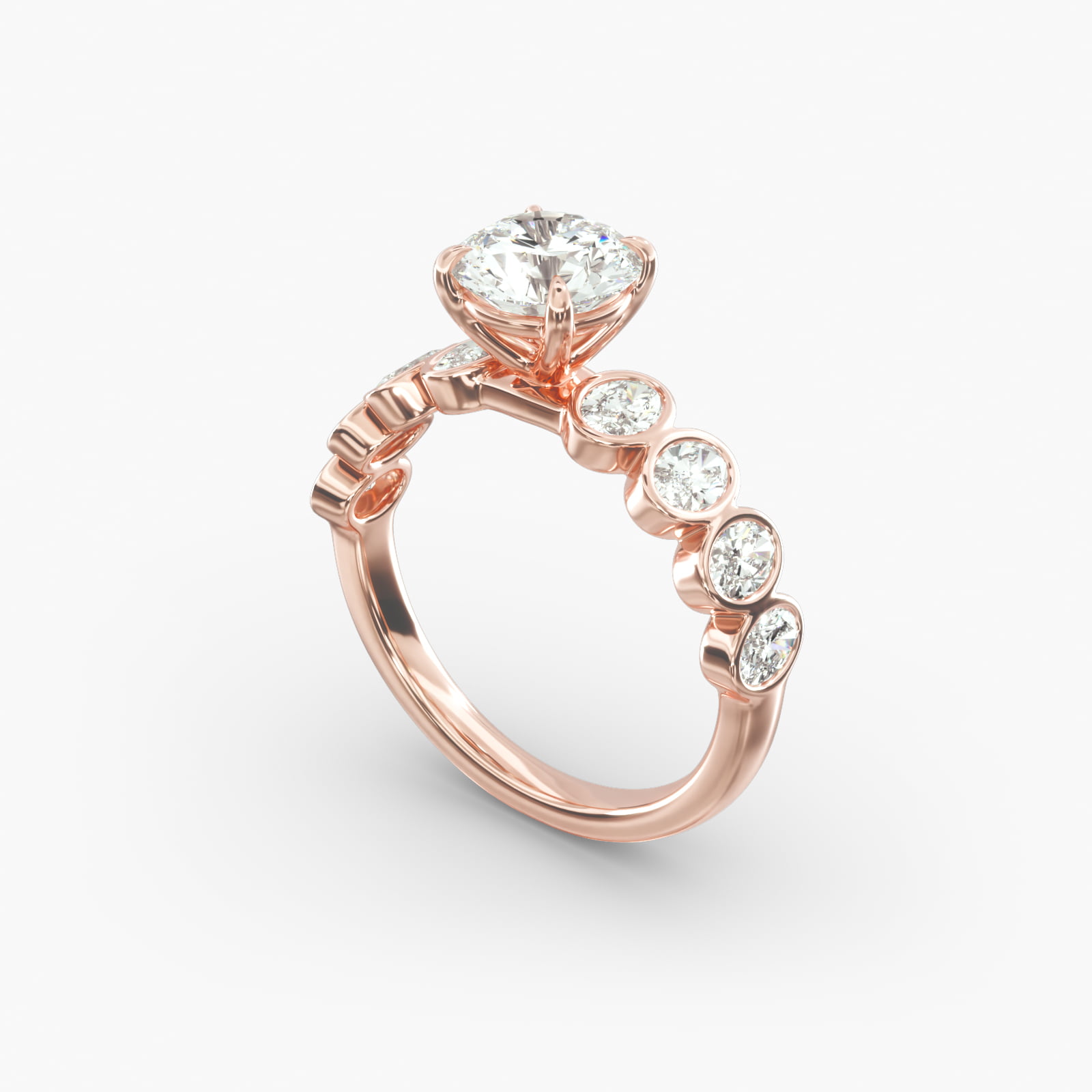 James allen rose gold wedding band | Beachweddingtips.com