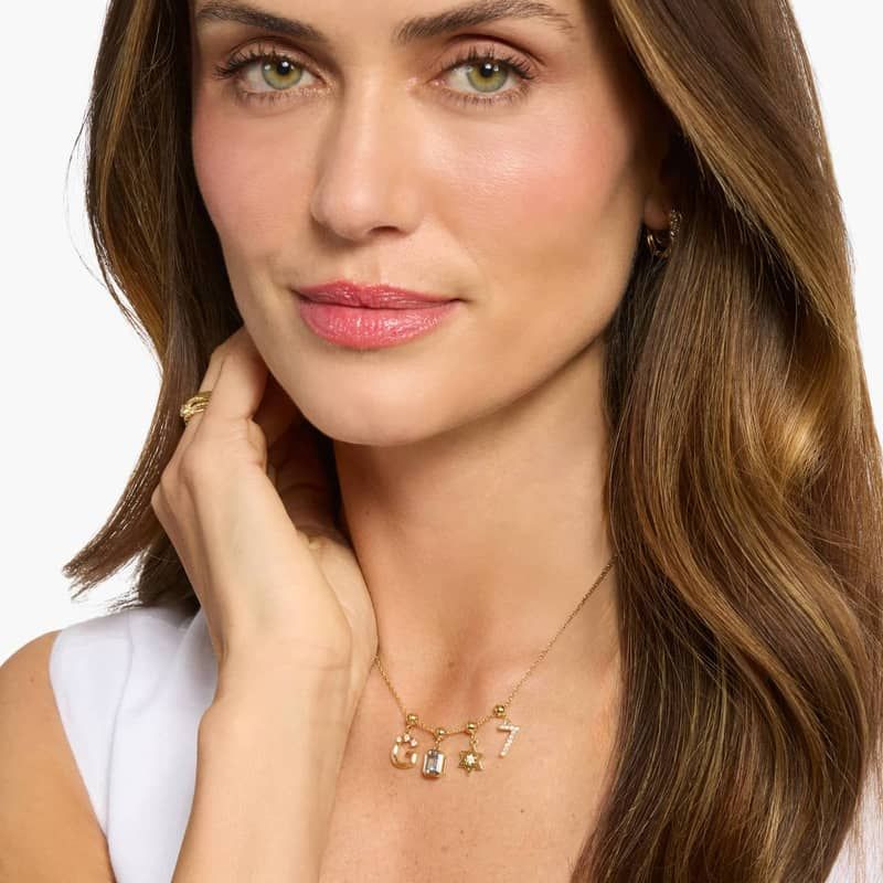 14K Yellow Gold Star of David Lab Grown Diamond Charm