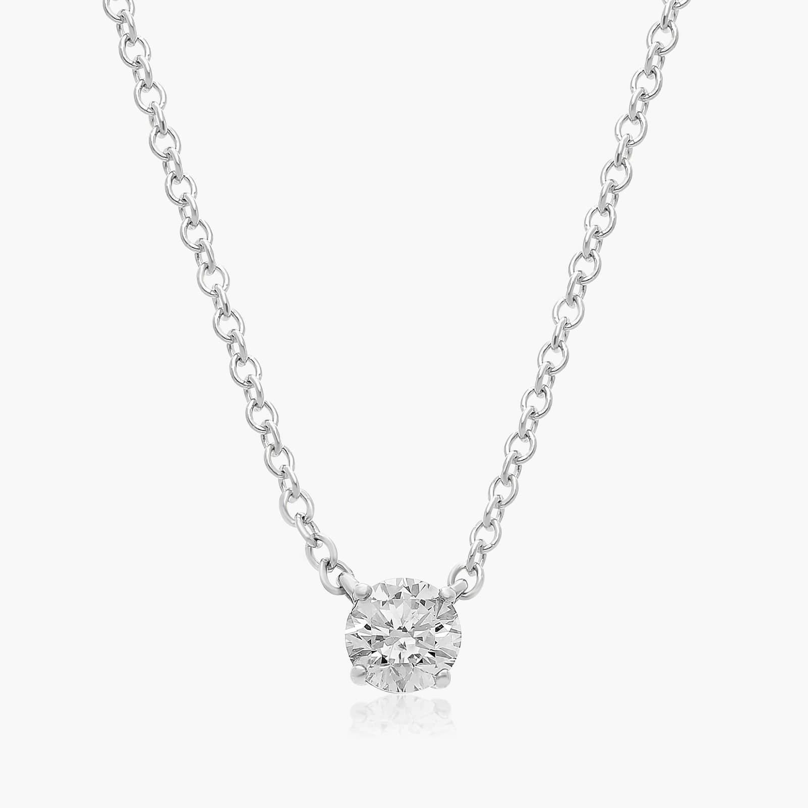 4 Ct Round 2024 Brilliant Cut Off White Diamond Solitaire Pendant In Prong Style! Great Gift For Anniversary, Wedding Gift! Certified Diamond!