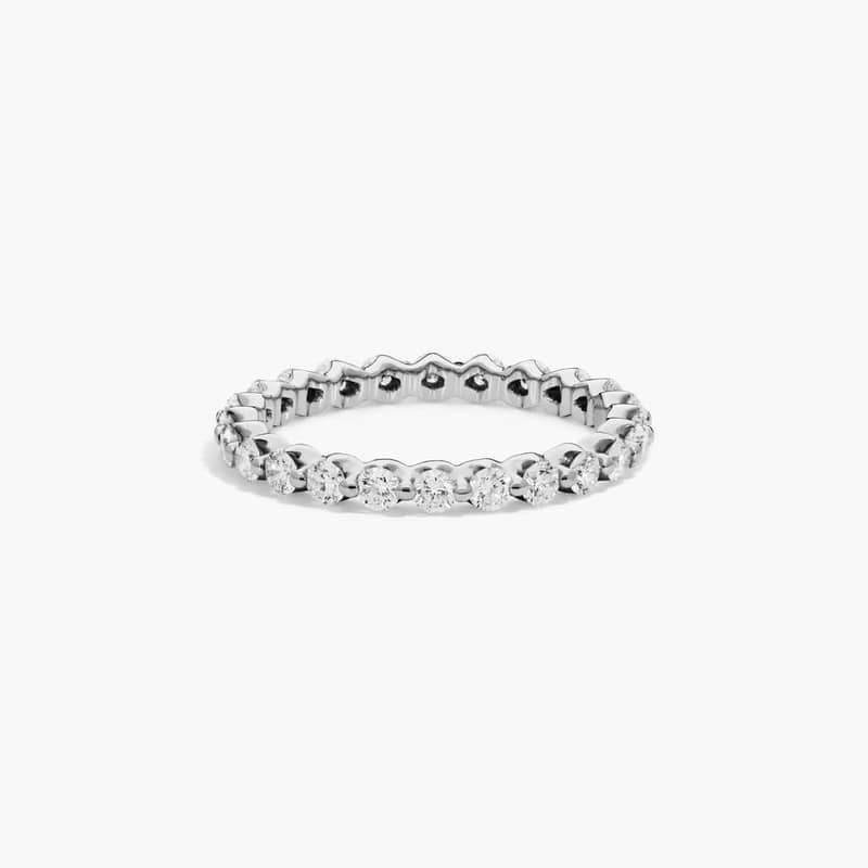 Floating Diamond Eternity Ring in Platinum (1 ct. tw.)