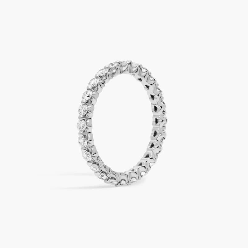 Floating Diamond Eternity Ring in Platinum (1 ct. tw.)