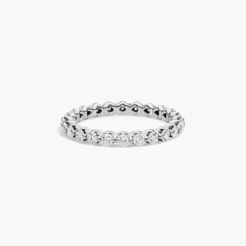 Floating Diamond Eternity Ring in 14k White Gold (1 ct. tw.)