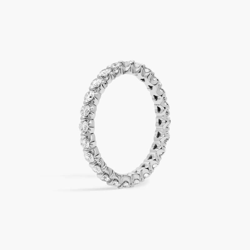 Floating Diamond Eternity Ring in 14k White Gold (1 ct. tw.)