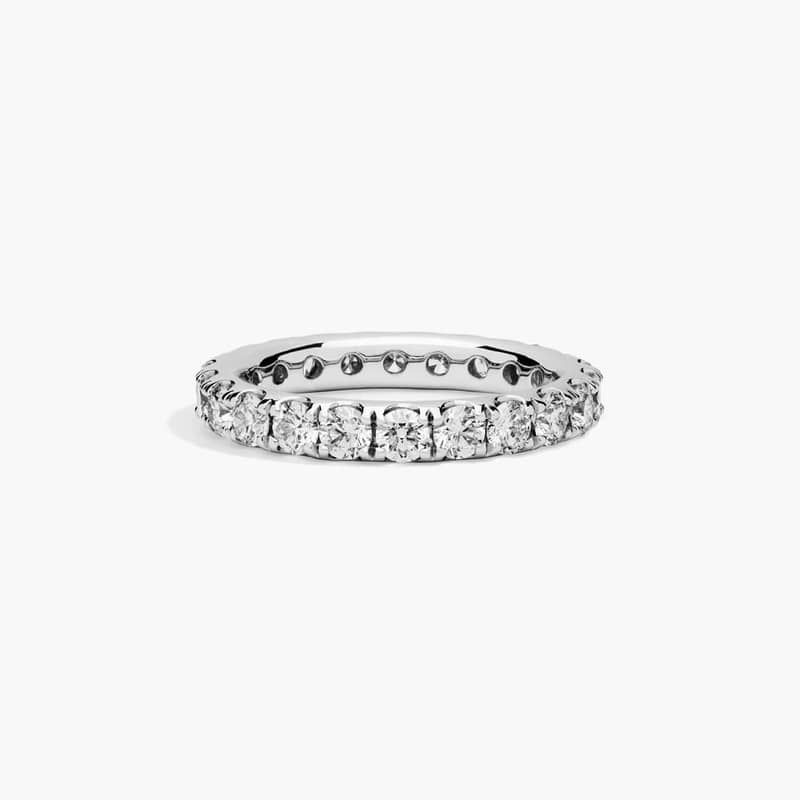 Riviera Pavé Diamond Eternity Ring in Platinum (2 ct. tw.)