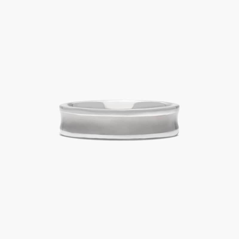 Titanium is extremely durable, hypoallergenic and lightweight. Couple these outstanding qualities with a rounded polished interior that allows the ring to slide easily and rest comfortably on the finger and you are sure to embrace the lighter side of strength.