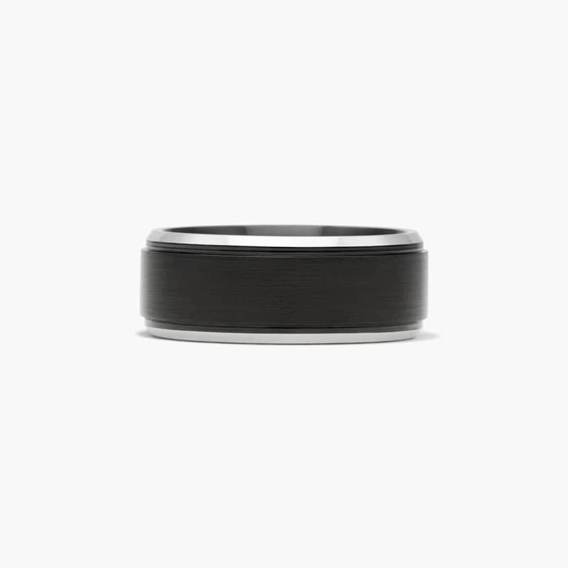 This incredible black Cobalt 9mm comfort-fit satin-finished band features a high polished stair-step style edge. * 4x harder than Platinum, 5x harder than Gold and 7x harder than Silver: Cobalt is the ultimate contemporary metal. Naturally inert Cobalt contains a special blend of Cobalt and other alloys that exude extremely high luster and reliable strength. Because it is also hypoallergenic, scratch resistant and biocompatible, it has been used heavily in medical applications. Cobalt, unlike Tungsten, is shatter proof.