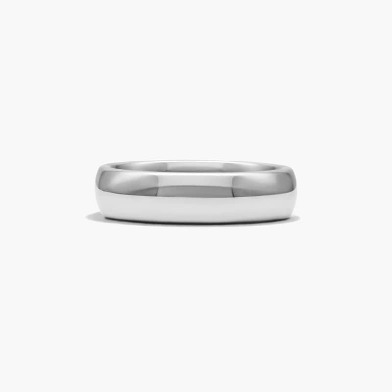 Gray Tungsten Carbide 6MM Domed Comfort Fit Band by TRITON