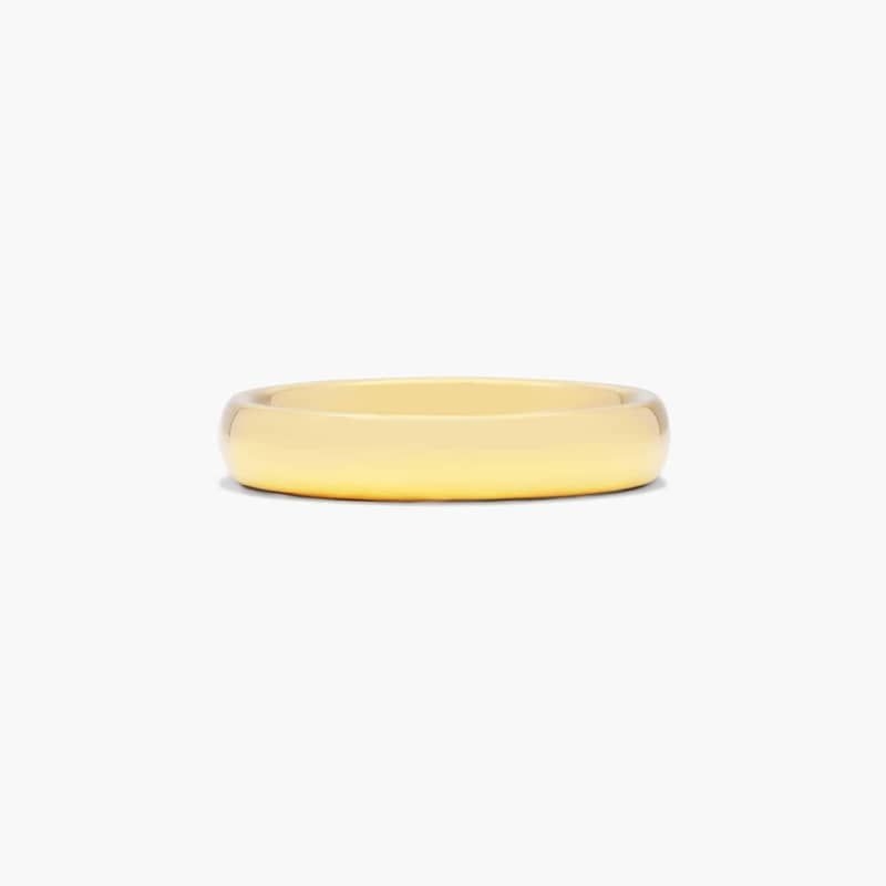 This beautiful 4mm band features a slightly domed surface and Comfort-Fit on the inside for unforgettable comfort.